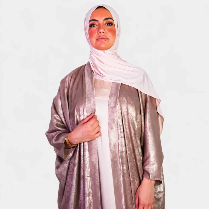 Ensemble Yaquta – Abaya & Hijab (Rose)